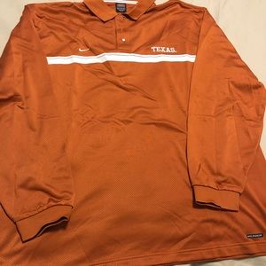 Texas Team Issue Long Steve Polo Nike Dry - Fit